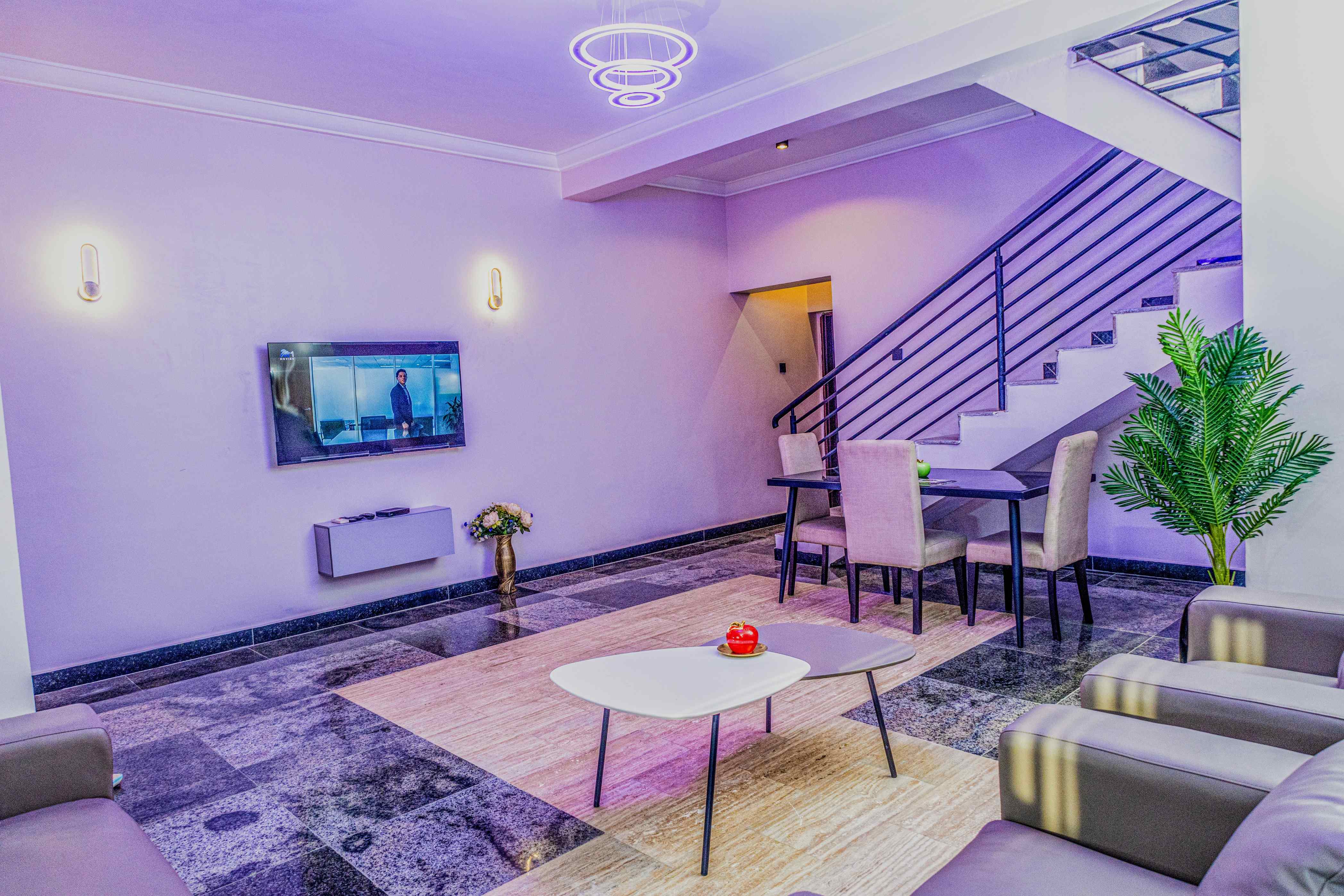 Sito Cottage Apartment – Luxury shortlet in Ibadan, elegant living room